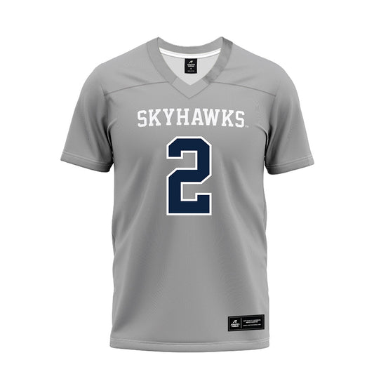 UT Martin - NCAA Football : Chris Franklin - Grey Premium Football Jersey-0