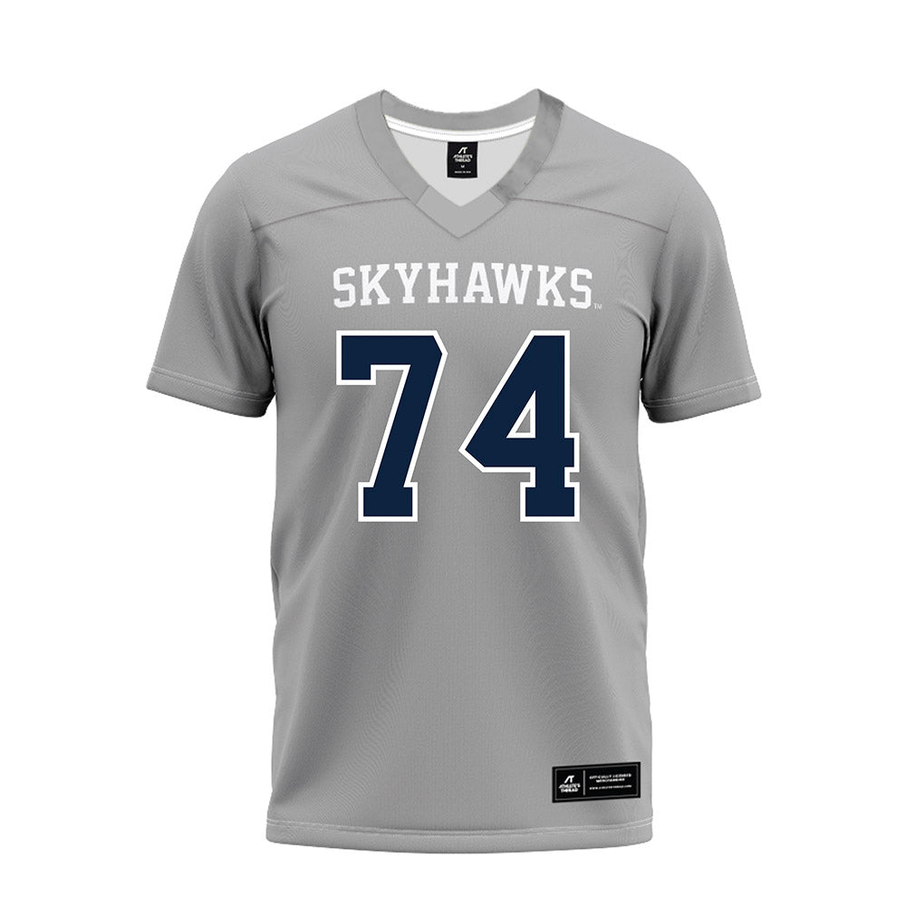 UT Martin - NCAA Football : Hayes Formby - Grey Premium Football Jersey-0