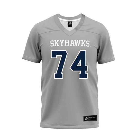 UT Martin - NCAA Football : Hayes Formby - Grey Premium Football Jersey-0