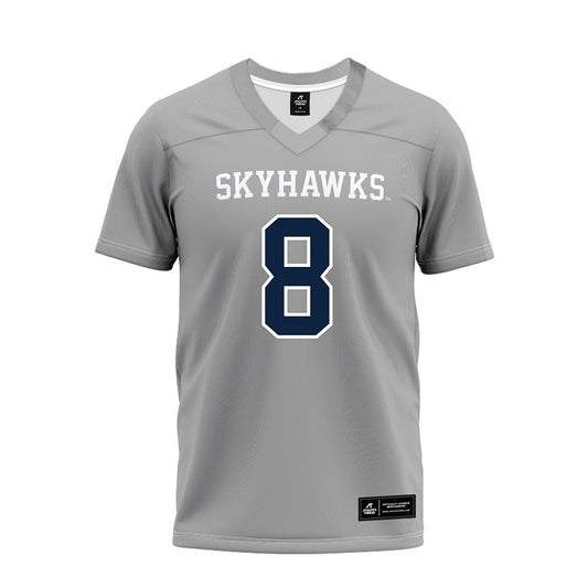 UT Martin - NCAA Football : JaMichael McGoy - Grey Premium Football Jersey-0
