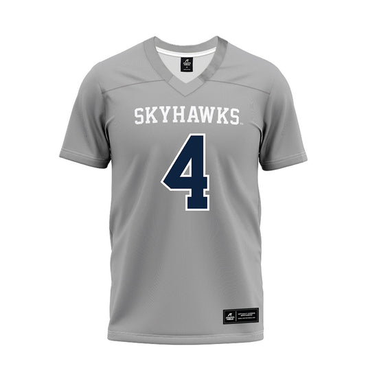 UT Martin - NCAA Football : Julian Calvez - Grey Premium Football Jersey-0