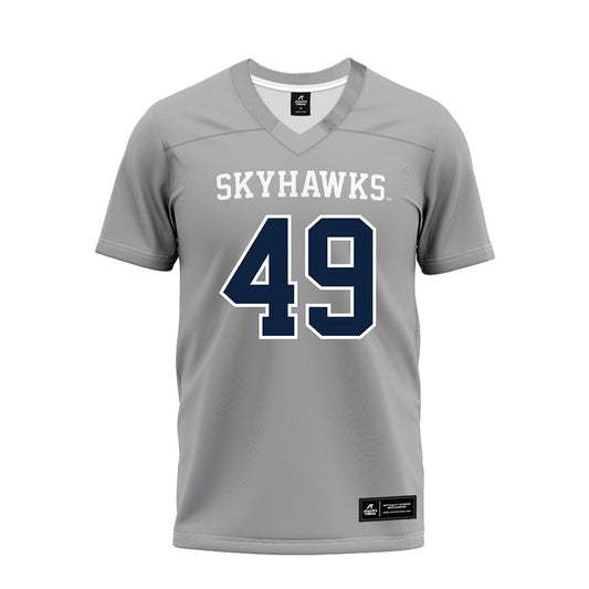 UT Martin - NCAA Football : Connon Littlefield - Grey Premium Football Jersey-0