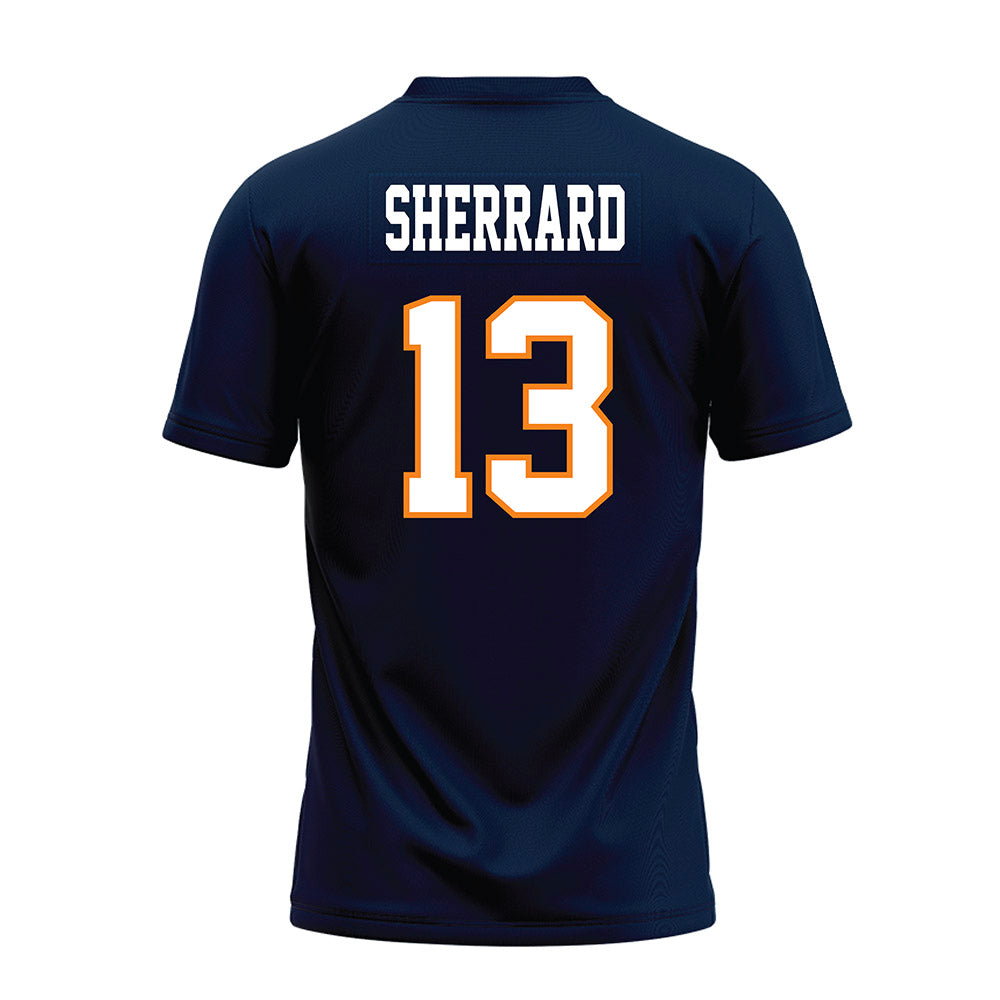 UT Martin - NCAA Football : Khia Sherrard - Blue Premium Football Jersey-1