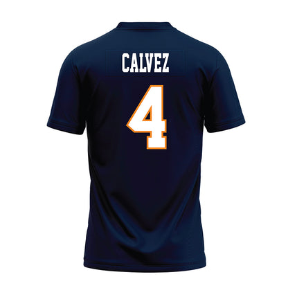 UT Martin - NCAA Football : Julian Calvez - Blue Premium Football Jersey-1