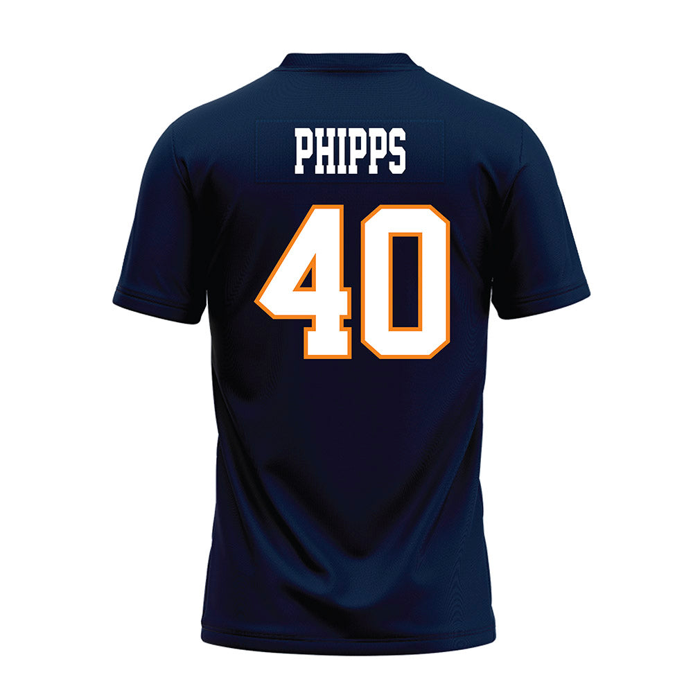 UT Martin - NCAA Football : Sawyer Phipps - Blue Premium Football Jersey