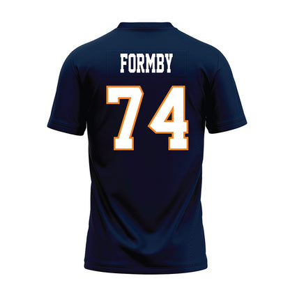 UT Martin - NCAA Football : Hayes Formby - Blue Premium Football Jersey-1