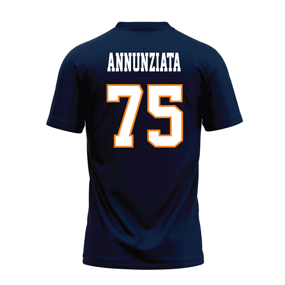 UT Martin - NCAA Football : Khaleel Annunziata - Blue Premium Football Jersey-1