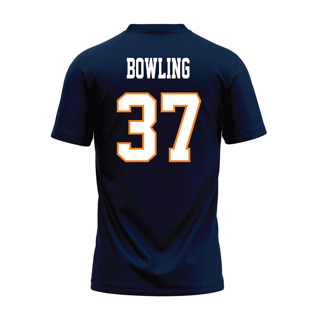 UT Martin - NCAA Football : Braylen Bowling - Blue Premium Football Jersey-1