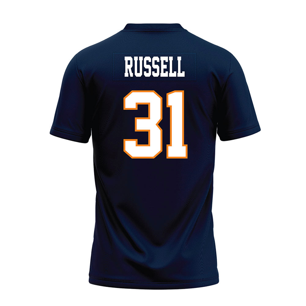 UT Martin - NCAA Football : Ajai Russell - Blue Premium Football Jersey-1