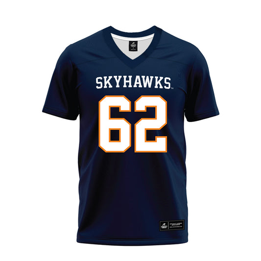 UT Martin - NCAA Football : Josiah Tingley - Blue Premium Football Jersey-0