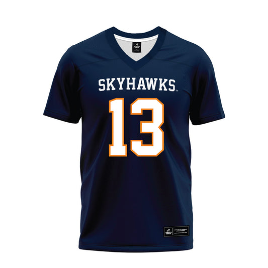 UT Martin - NCAA Football : Khia Sherrard - Blue Premium Football Jersey-0