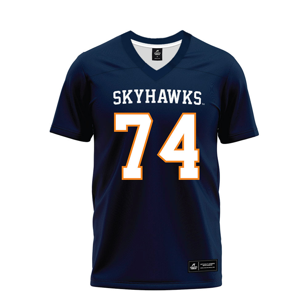 UT Martin - NCAA Football : Hayes Formby - Blue Premium Football Jersey-0