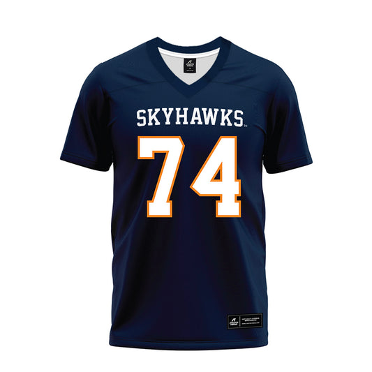 UT Martin - NCAA Football : Hayes Formby - Blue Premium Football Jersey-0