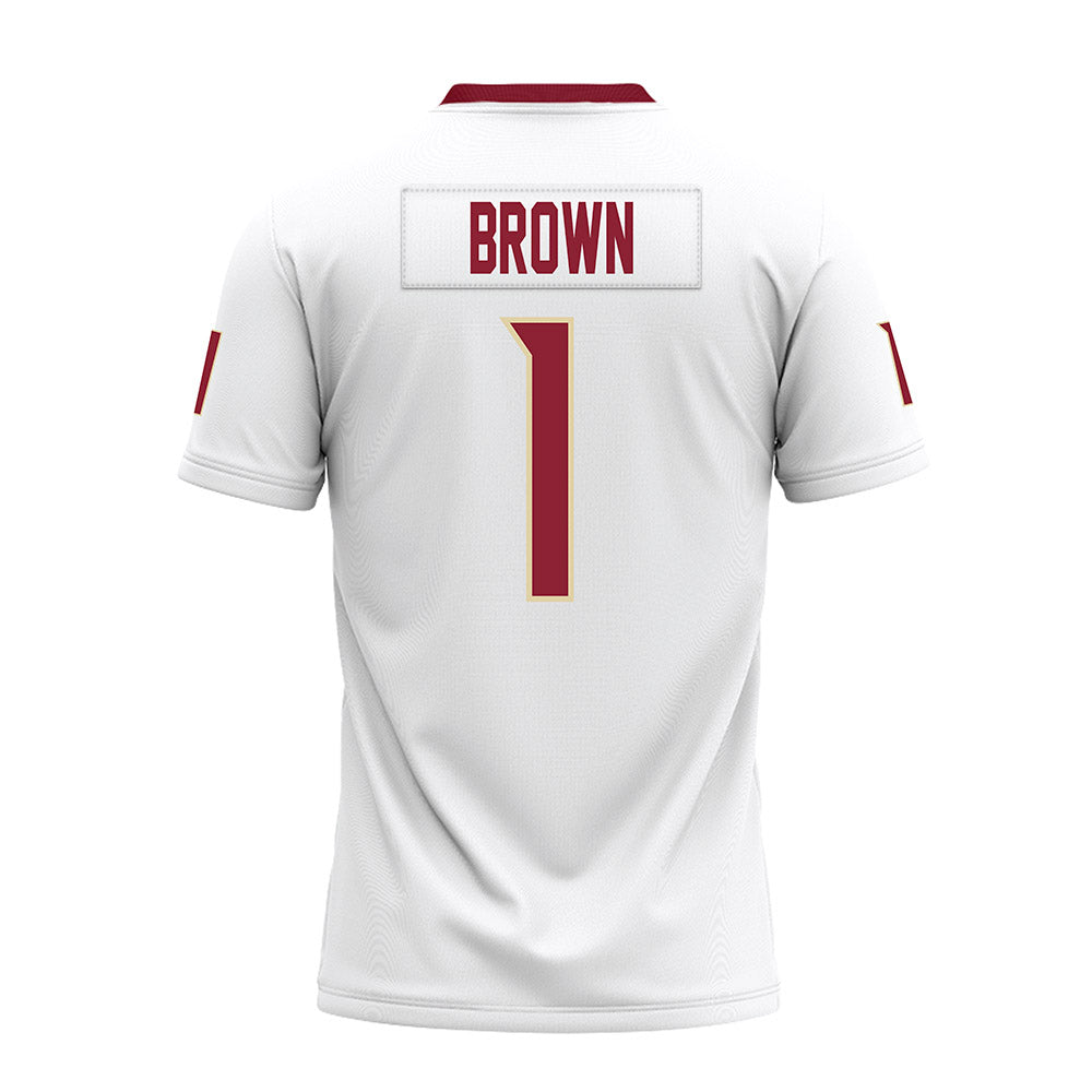 Elon - NCAA Football : Jevean Brown - Premium Football Jersey-1