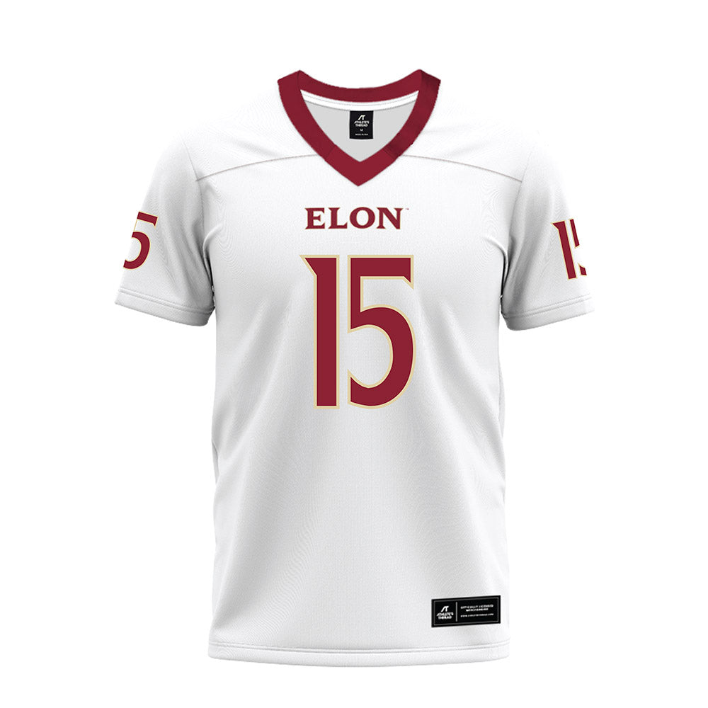 Elon - NCAA Football : Storm Belford - Premium Football Jersey-0