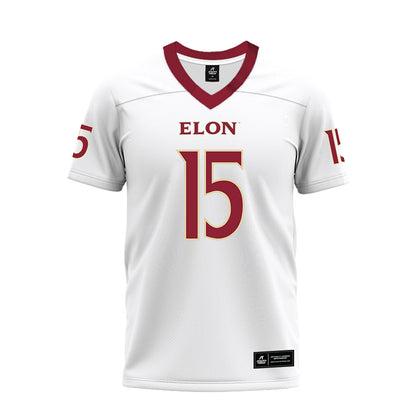 Elon - NCAA Football : Storm Belford - Premium Football Jersey-0