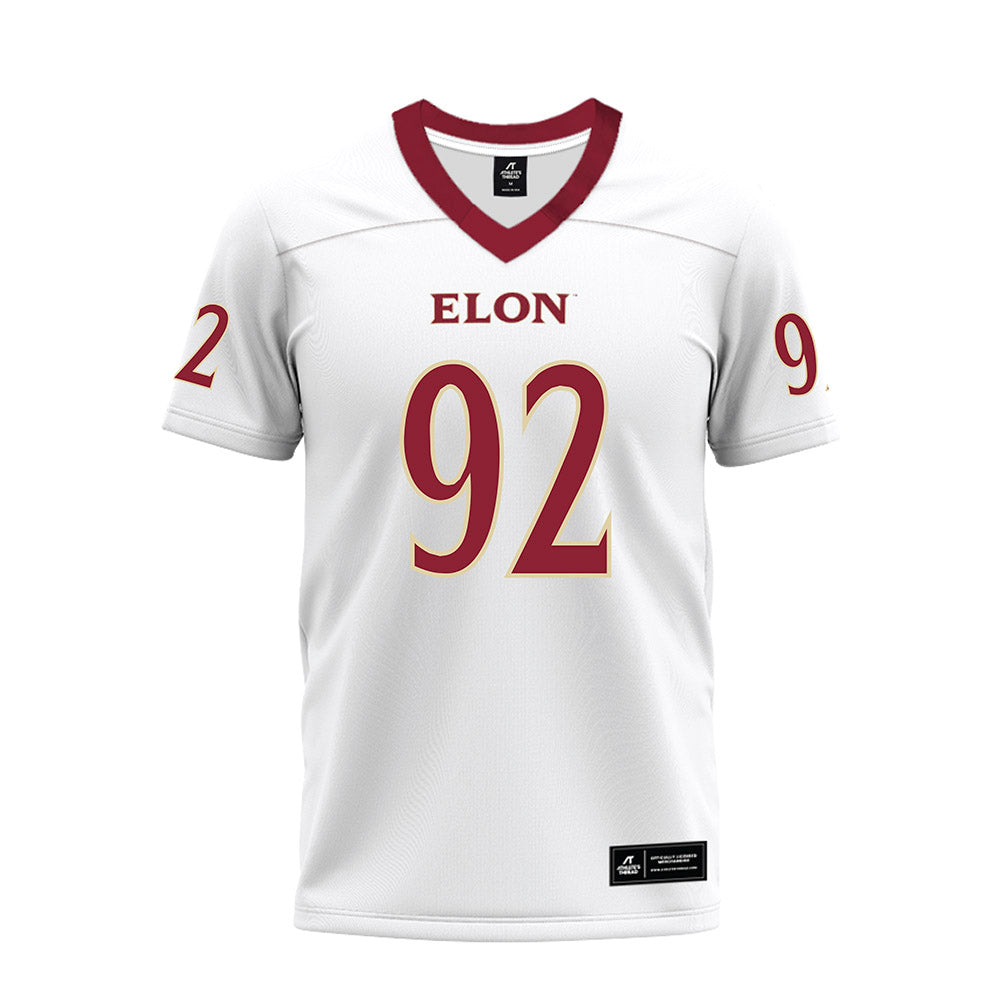 Elon - NCAA Football : Nhycer Kelly - Premium Football Jersey-0