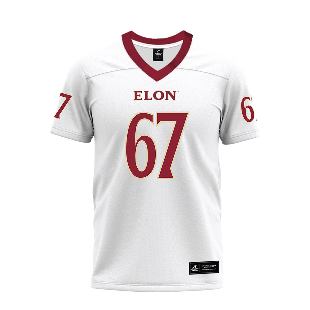 Elon - NCAA Football : Eli Wells - Premium Football Jersey-0