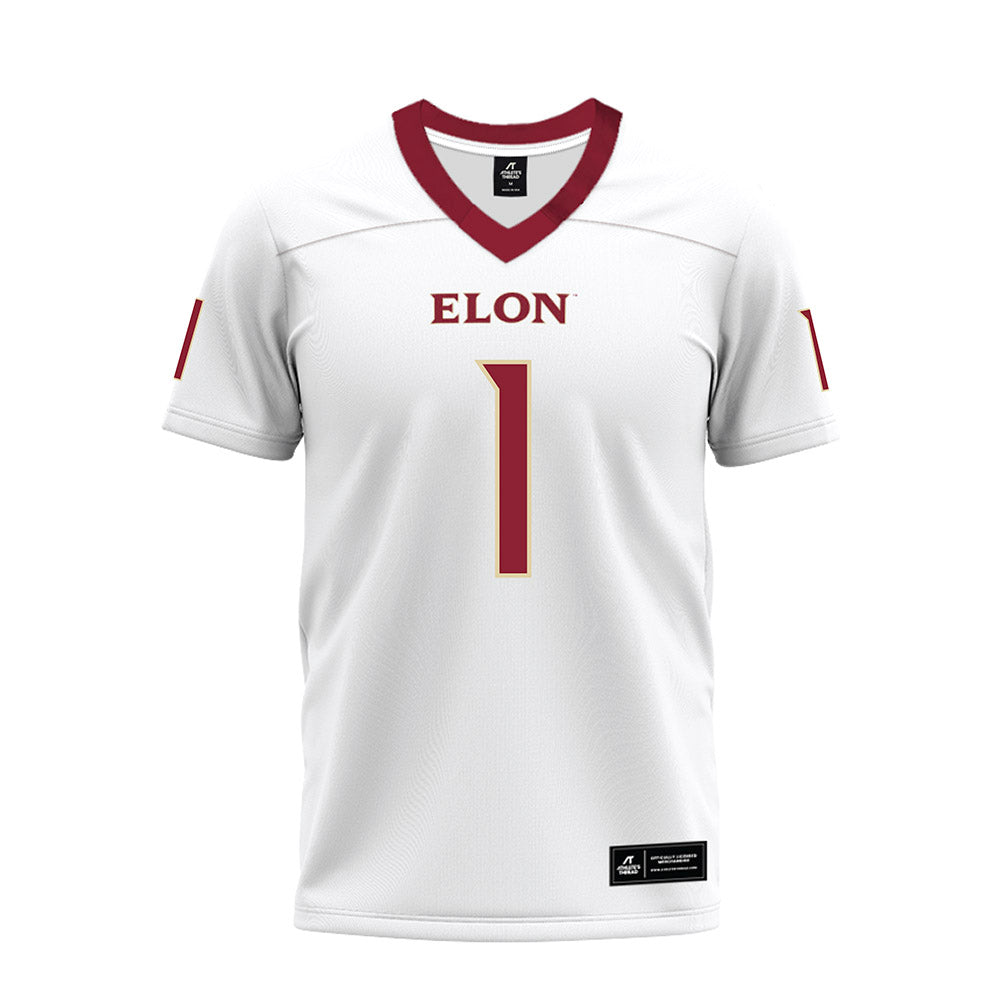 Elon - NCAA Football : Jevean Brown - Premium Football Jersey-0