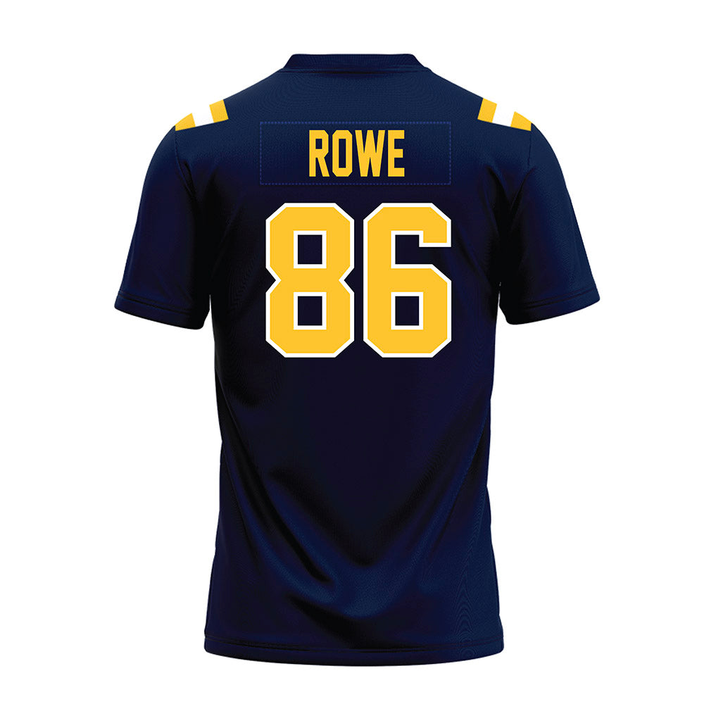 East Tennessee State - NCAA Football : Peyton Rowe - Navy Premium Football Jersey-1