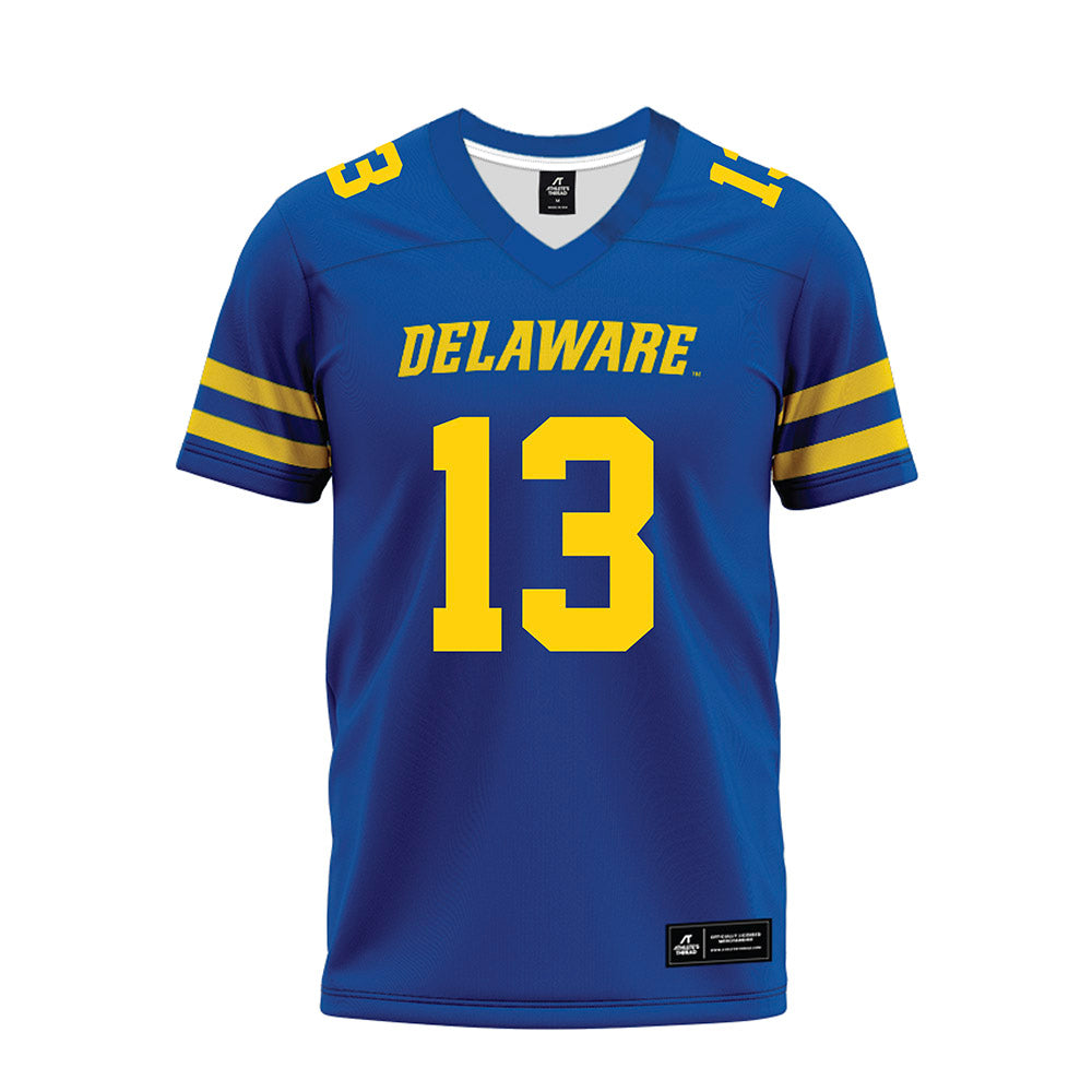 Delaware - NCAA Football : Ty Salazer - Premium Football Jersey-0