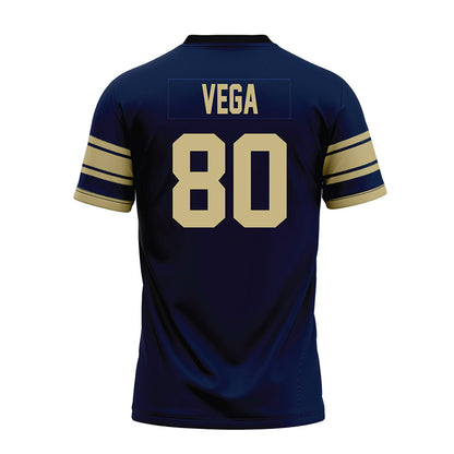 Akron - NCAA Football : Eddie Vega - Premium Football Jersey-1