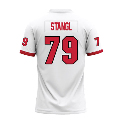 Miami of Ohio - NCAA Football : Jonathan Stangl - 2023 White Premium Football Jersey-1