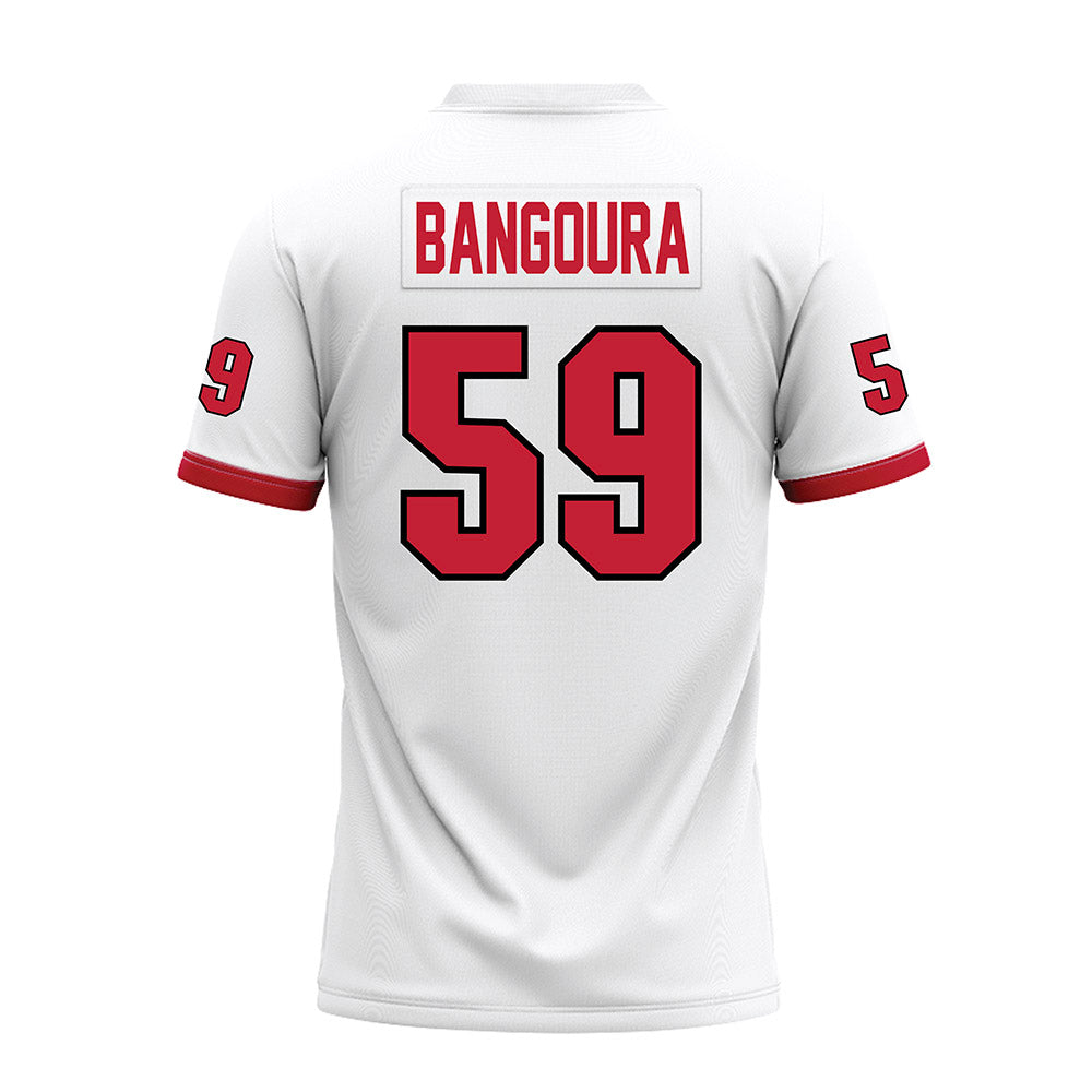 Miami of Ohio - NCAA Football : Mohamed Bangoura - 2023 White Premium Football Jersey-1