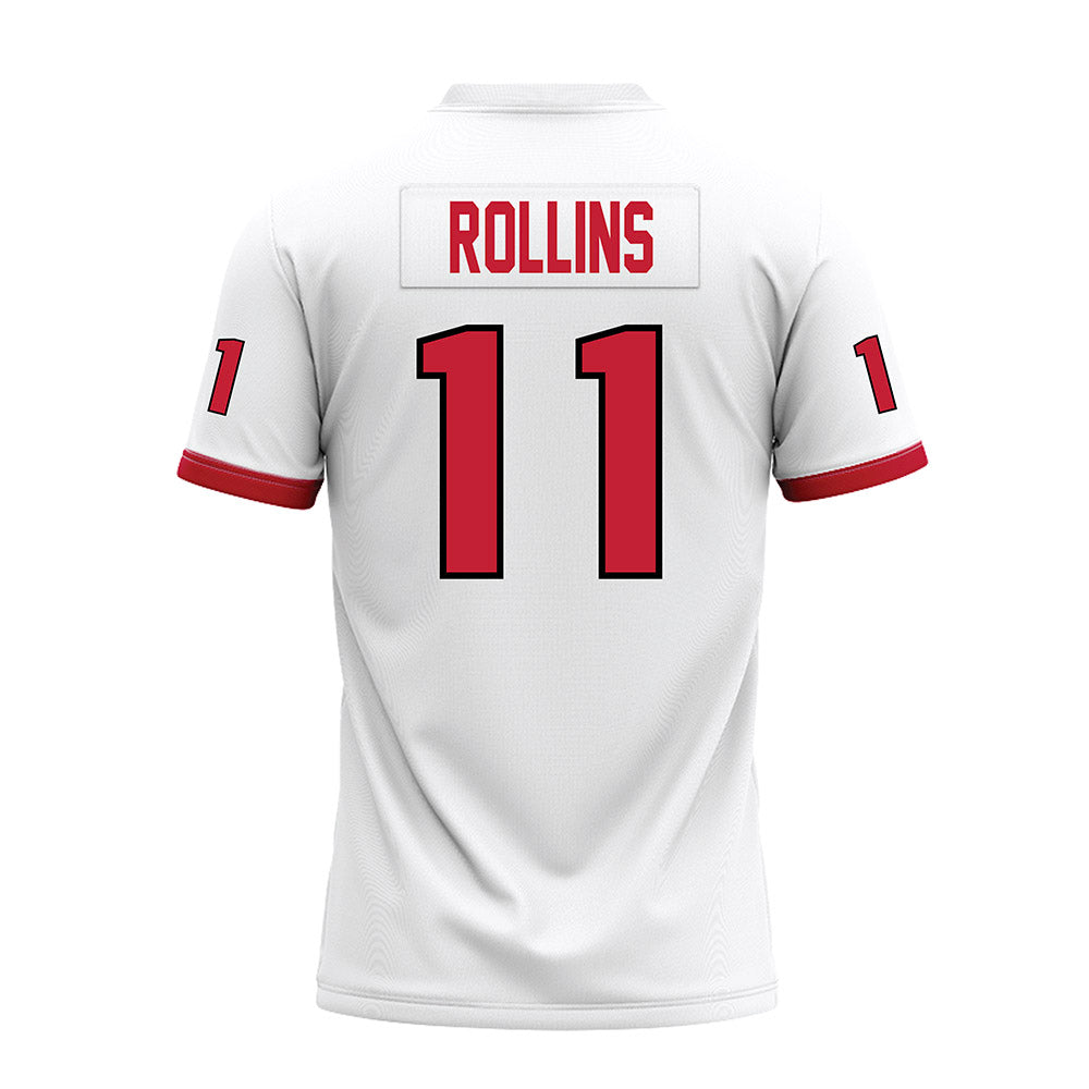 Miami of Ohio - NCAA Football : Isaiah Rollins - 2023 White Premium Football Jersey-1