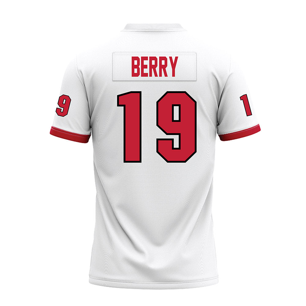 Miami of Ohio - NCAA Football : Luke Berry - 2023 White Premium Football Jersey-1