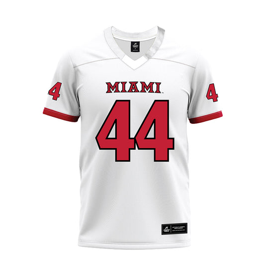 Miami of Ohio - NCAA Football : Noam Butbul - 2023 White Premium Football Jersey-0