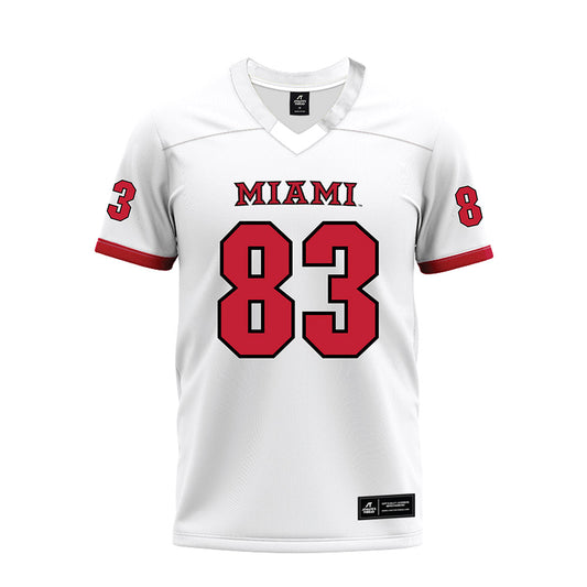 Miami of Ohio - NCAA Football : Eric Karner - 2023 White Premium Football Jersey-0