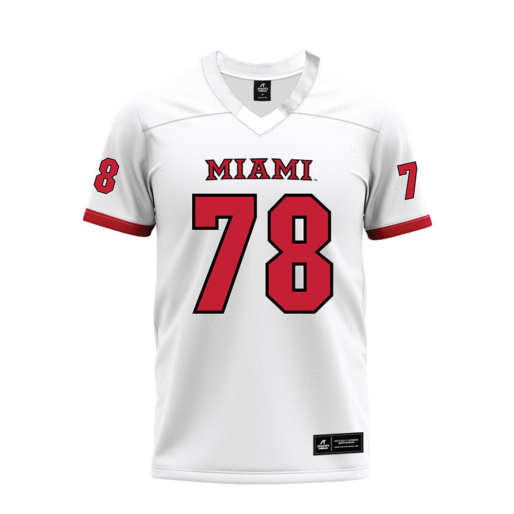 Miami of Ohio - NCAA Football : Devontae Armstrong - 2023 White Premium Football Jersey-0