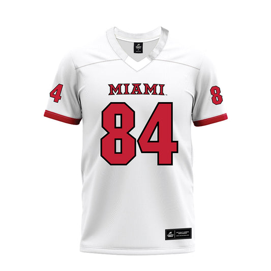 Miami of Ohio - NCAA Football : Tristan Reed - 2023 White Premium Football Jersey-0