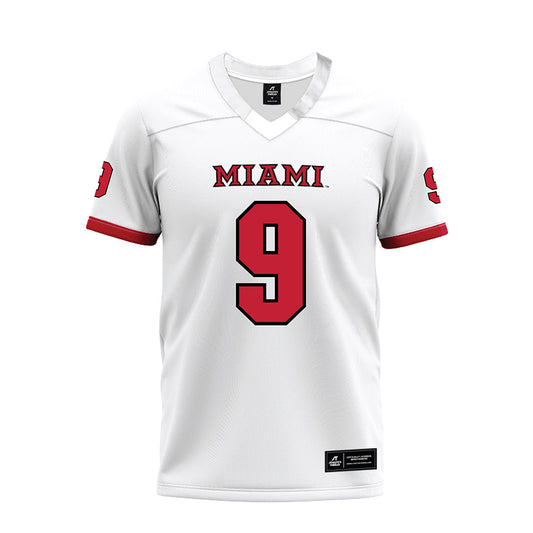 Miami of Ohio - NCAA Football : Dshawntae JONES - 2023 White Premium Football Jersey-0