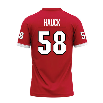 Miami of Ohio - NCAA Football : Maximus Hauck - 2023 Red Premium Football Jersey-1