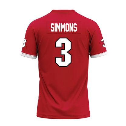 Miami of Ohio - NCAA Football : Quintin Simmons - 2023 Red Premium Football Jersey-1