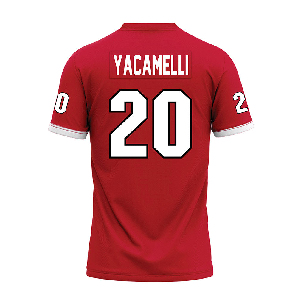 Miami of Ohio - NCAA Football : Cade Yacamelli - 2023 Red Premium Football Jersey-1