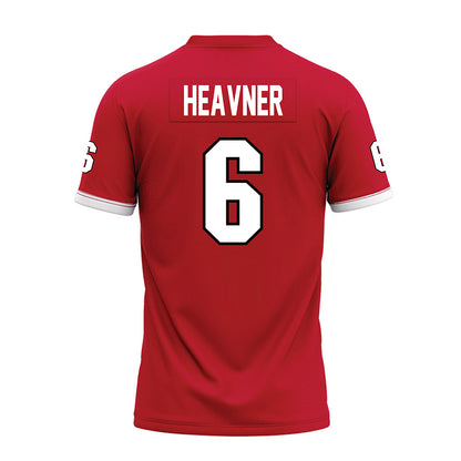 Miami of Ohio - NCAA Football : Caleb Heavner - 2023 Red Premium Football Jersey-1