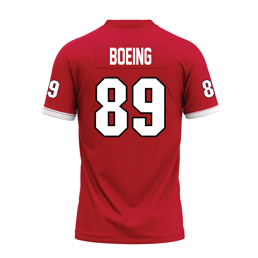 Miami of Ohio - NCAA Football : Brayden Boeing - 2023 Red Premium Football Jersey-1