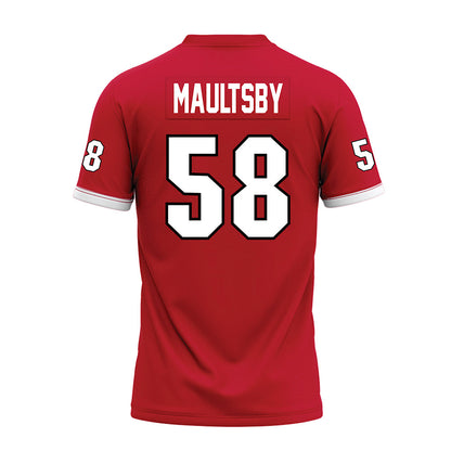 Miami of Ohio - NCAA Football : Gray Maultsby - 2023 Red Premium Football Jersey-1