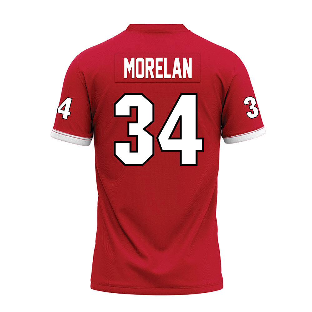 Miami of Ohio - NCAA Football : Amir Morelan - 2023 Red Premium Football Jersey-1