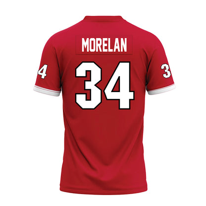 Miami of Ohio - NCAA Football : Amir Morelan - 2023 Red Premium Football Jersey-1