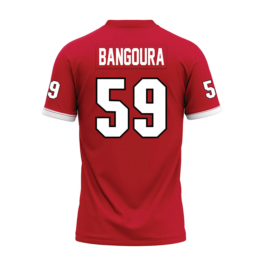 Miami of Ohio - NCAA Football : Mohamed Bangoura - 2023 Red Premium Football Jersey-1