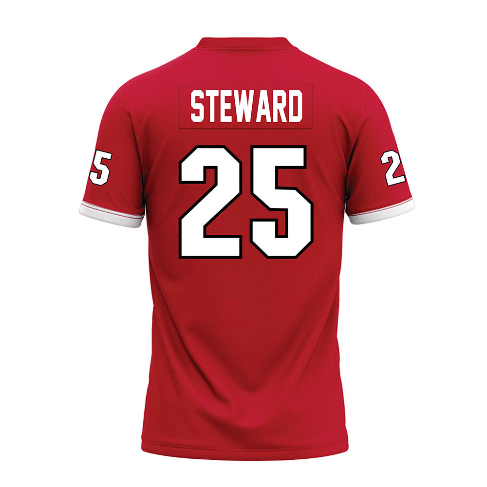 Miami of Ohio - NCAA Football : Ike Steward - 2023 Red Premium Football Jersey-1