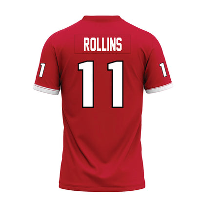 Miami of Ohio - NCAA Football : Isaiah Rollins - 2023 Red Premium Football Jersey-1