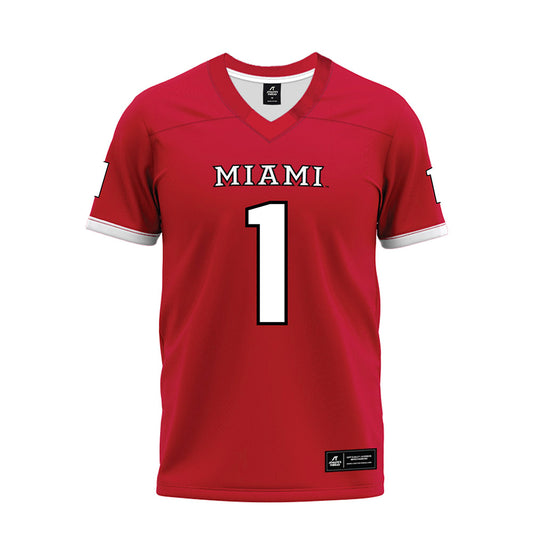 Miami of Ohio - NCAA Football : Dillon Tatum - 2023 Red Premium Football Jersey-0