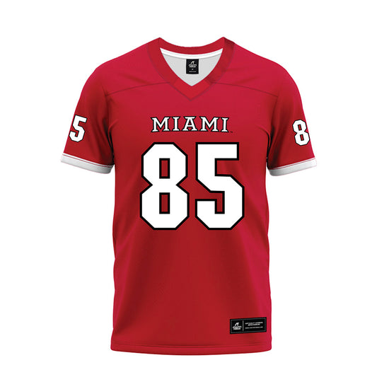 Miami of Ohio - NCAA Football : Trey Zvonar - 2023 Red Premium Football Jersey-0