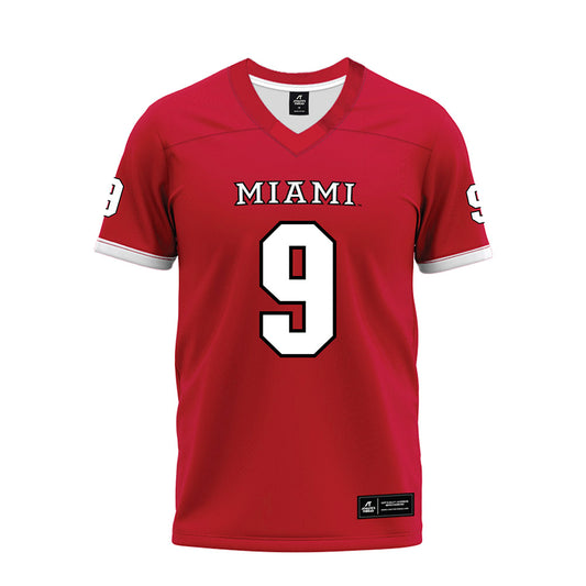 Miami of Ohio - NCAA Football : Dshawntae JONES - 2023 Red Premium Football Jersey-0