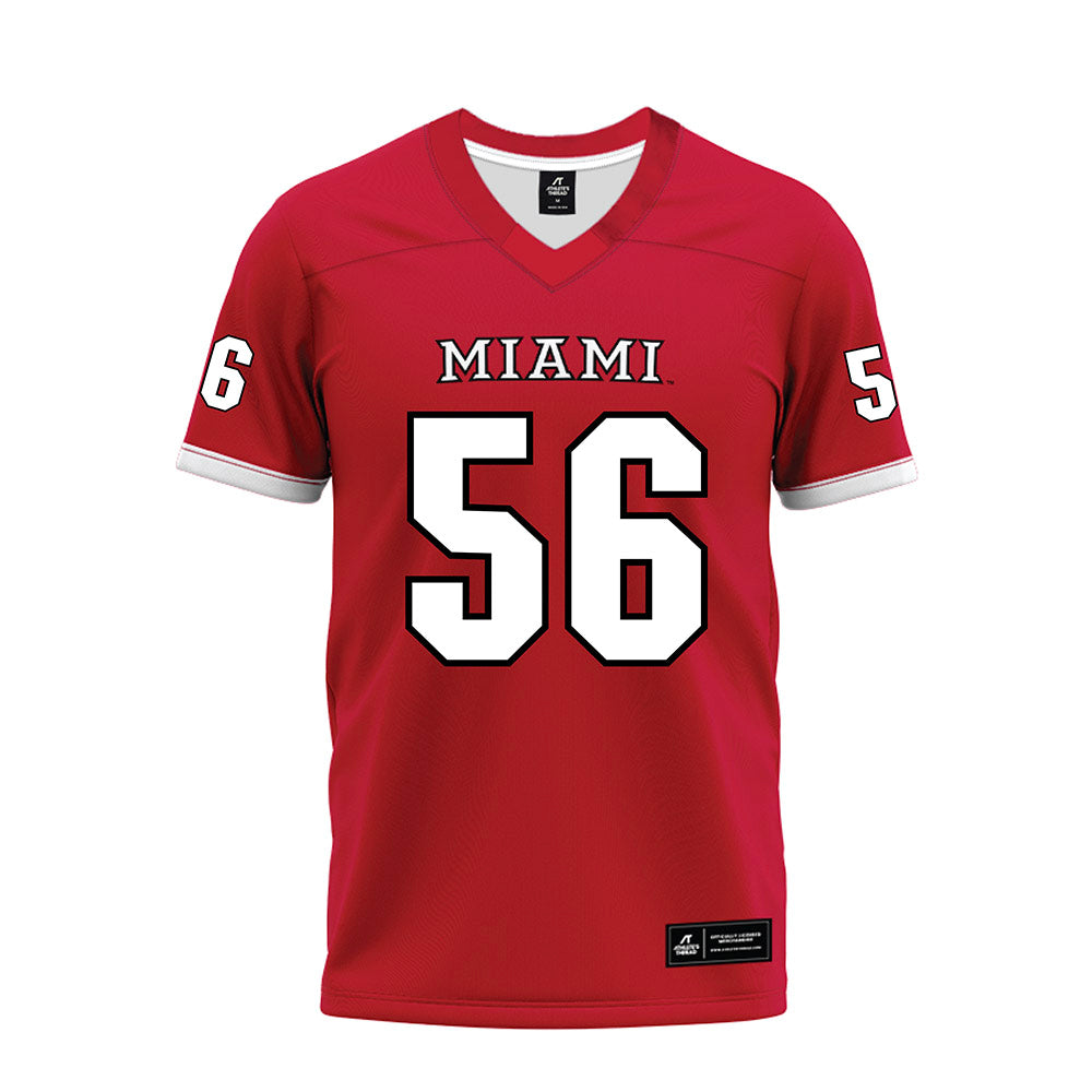 Miami of Ohio - NCAA Football : Mitchell Butler - 2023 Red Premium Football Jersey-0